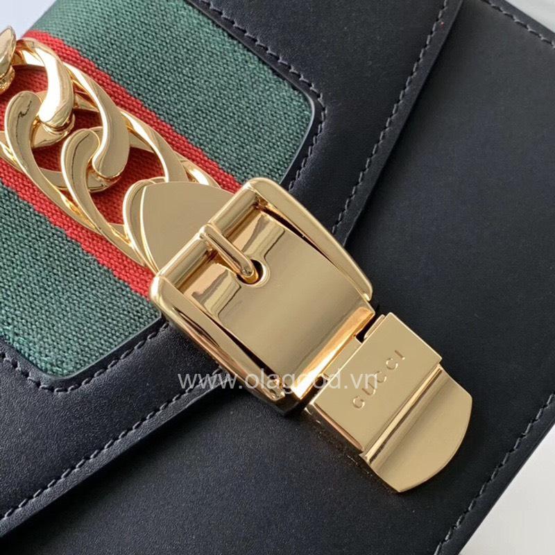 Túi Xách Gucci Sylvie Mini Leather - GCS021 - Hình ảnh 6