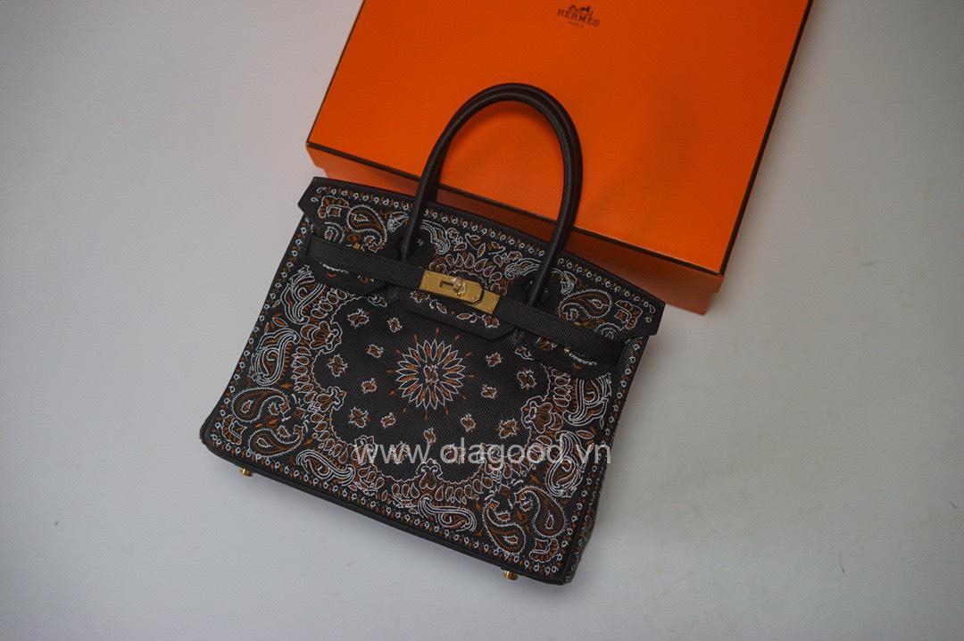 Túi Xách Hermes Birkin 30 Thêu Bạch Kim - HBT023 - Hình ảnh 6