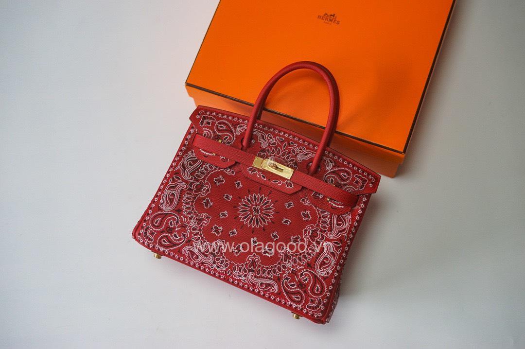 Túi Xách Hermes Birkin 30 Thêu Bạch Kim - HBT023 - Hình ảnh 7