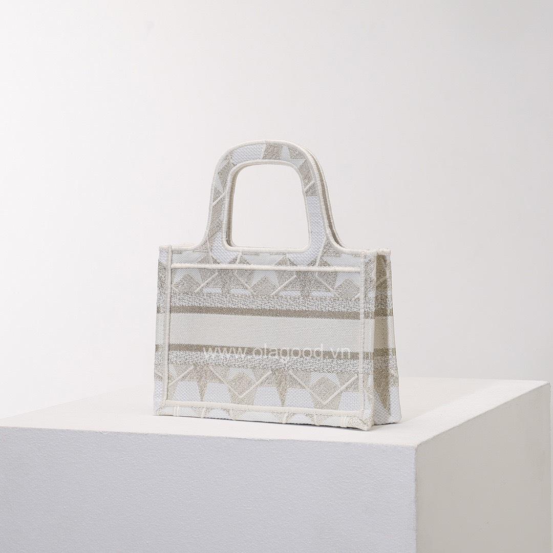 Túi Xách Mini Dior Book Tote – DOBT0216 - Hình ảnh 3