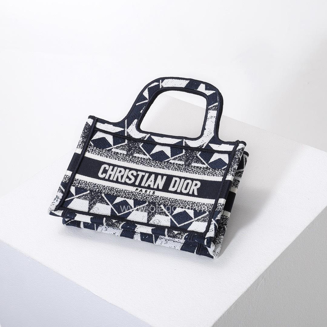 Túi Xách Mini Dior Book Tote – DOBT0217 - Hình ảnh 3