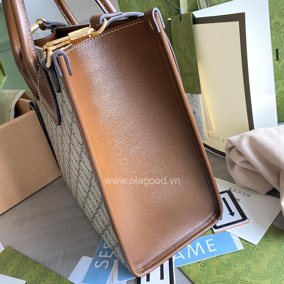 Túi xách Gucci GG Supreme Canvas Small Tote - GCSC021 - Hình ảnh 7