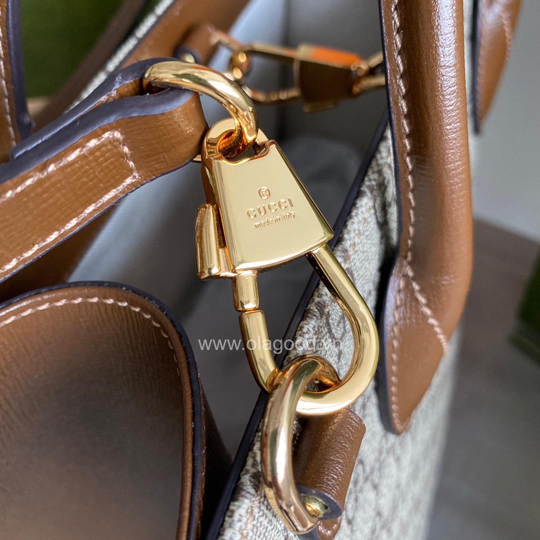 Túi xách Gucci GG Supreme Canvas Small Tote - GCSC021 - Hình ảnh 10