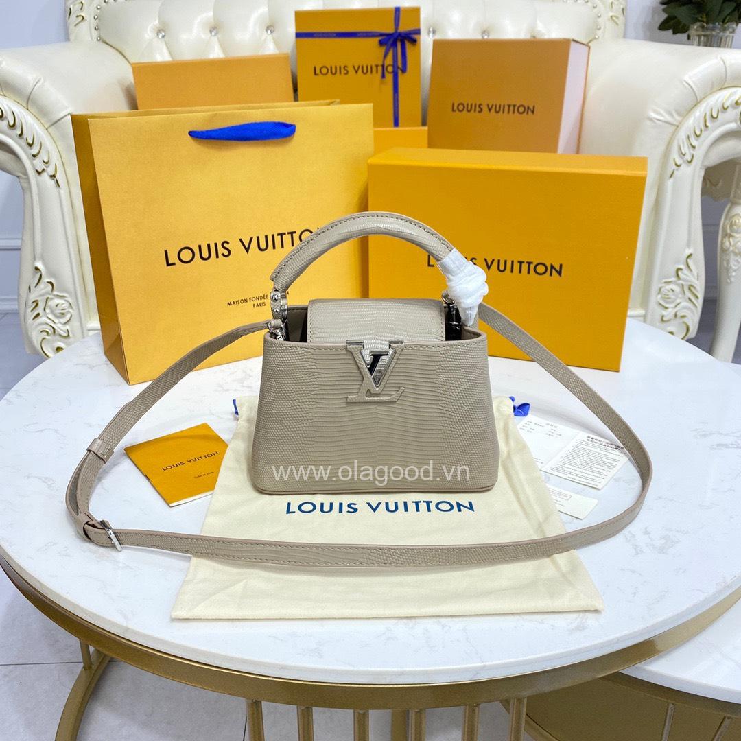 Túi xách Louis Vuitton Lizard Capucines BB - LVCB028