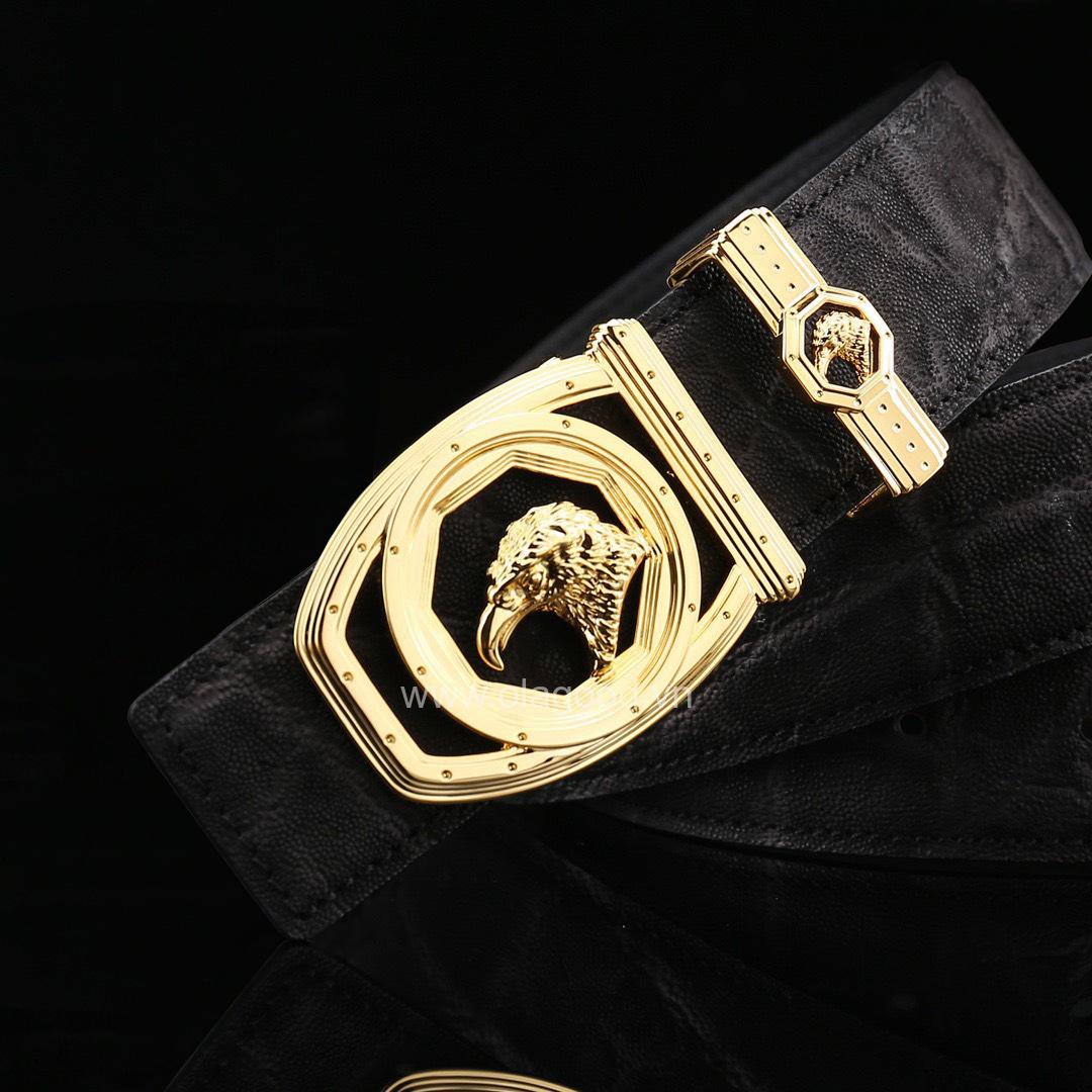 Dây lưng nam da voi - Khóa mạ vàng 24K - TL0112V - Hình ảnh 5