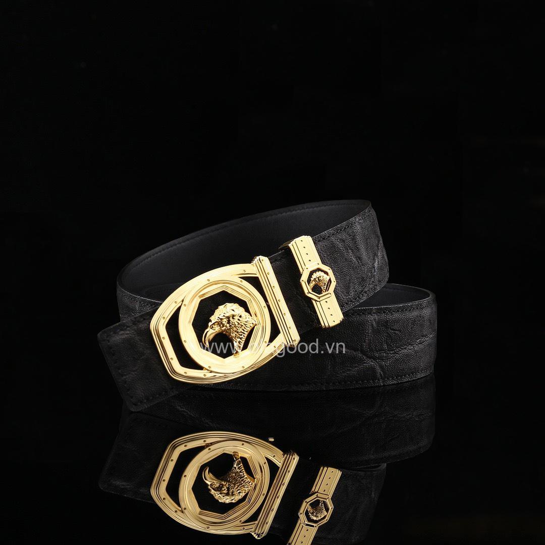 Dây lưng nam da voi - Khóa mạ vàng 24K - TL0112V - Hình ảnh 4