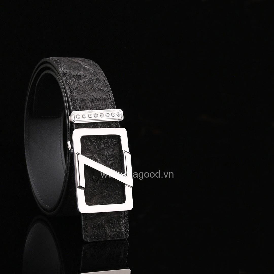 Dây nịt da voi cao cấp - Khóa bạc Ý 925 - TL019V - Hình ảnh 2