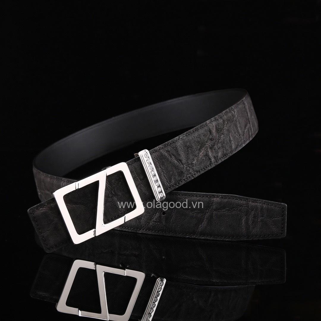 Dây nịt da voi cao cấp - Khóa bạc Ý 925 - TL019V - Hình ảnh 3