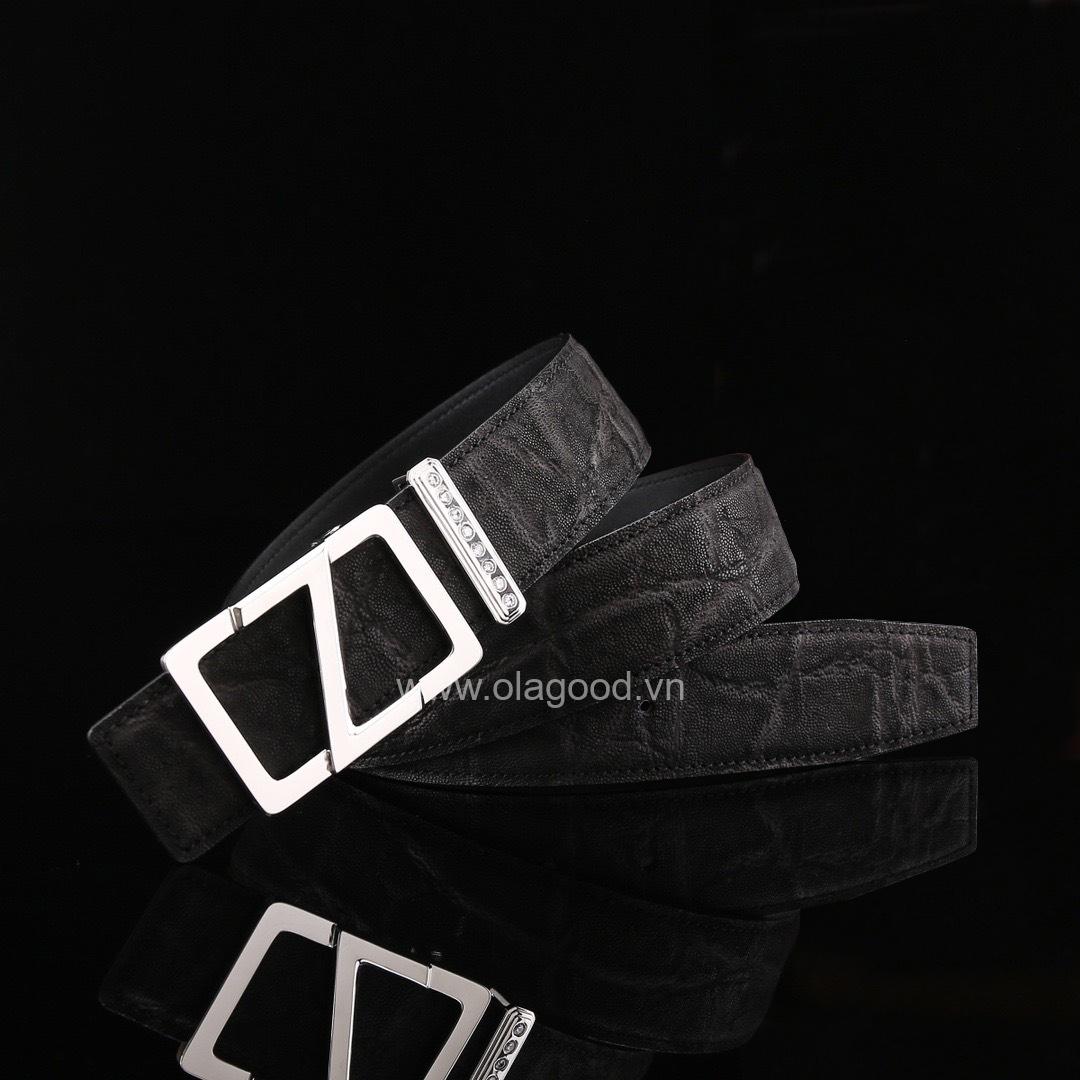 Dây nịt da voi cao cấp - Khóa bạc Ý 925 - TL019V