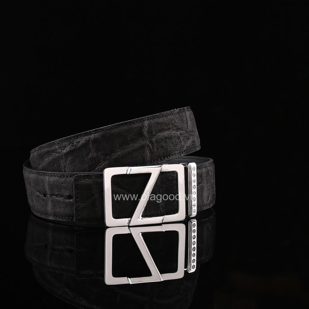 Dây nịt da voi cao cấp - Khóa bạc Ý 925 - TL019V - Hình ảnh 5