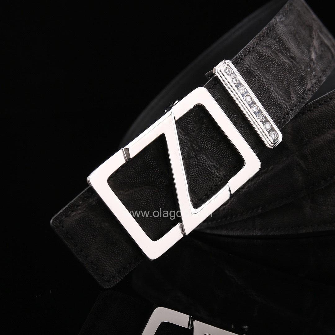 Dây nịt da voi cao cấp - Khóa bạc Ý 925 - TL019V - Hình ảnh 7