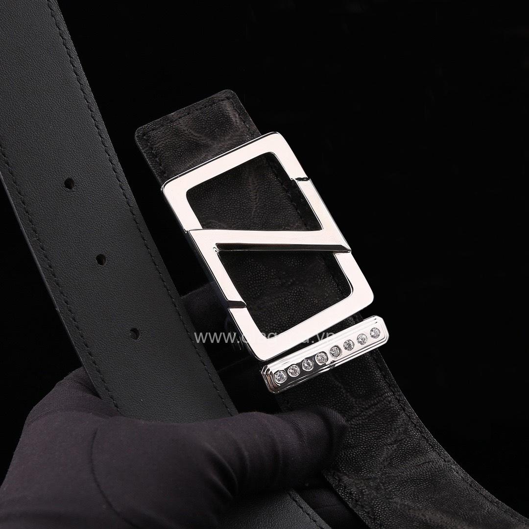 Dây nịt da voi cao cấp - Khóa bạc Ý 925 - TL019V - Hình ảnh 8