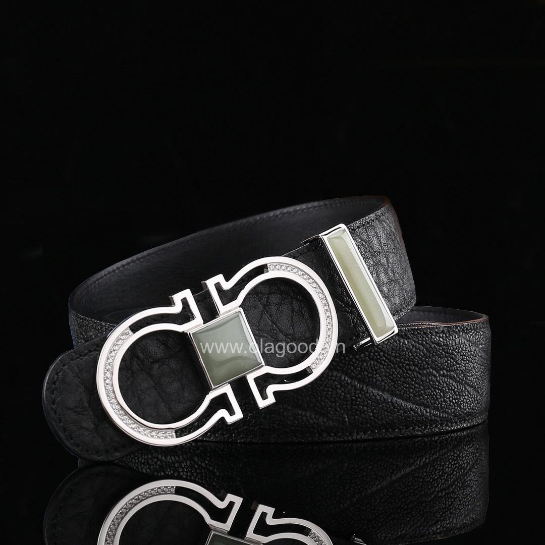 Dây nịt da voi nam - Khóa bạc Ý 925 - TL016V - Hình ảnh 2