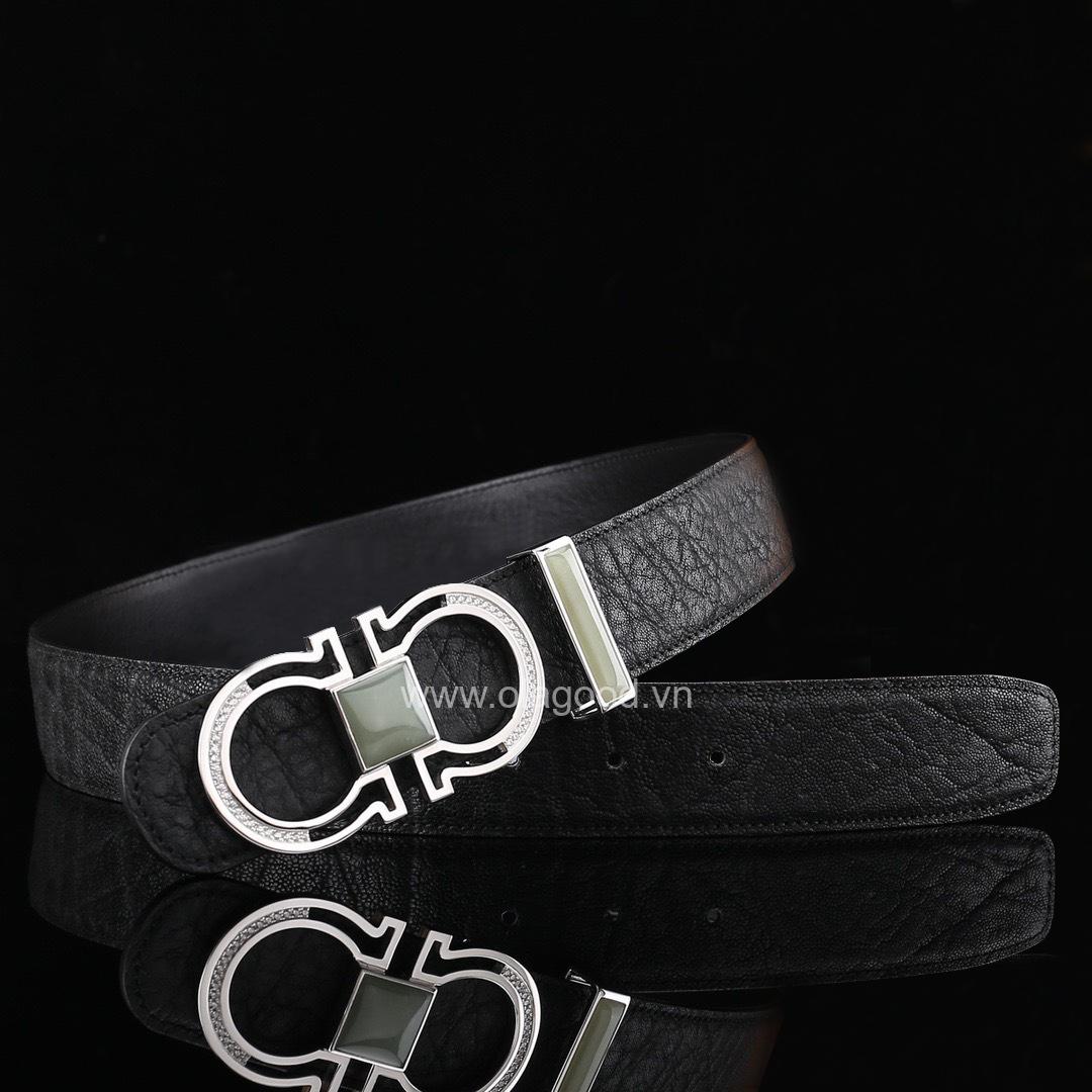 Dây nịt da voi nam - Khóa bạc Ý 925 - TL016V - Hình ảnh 4