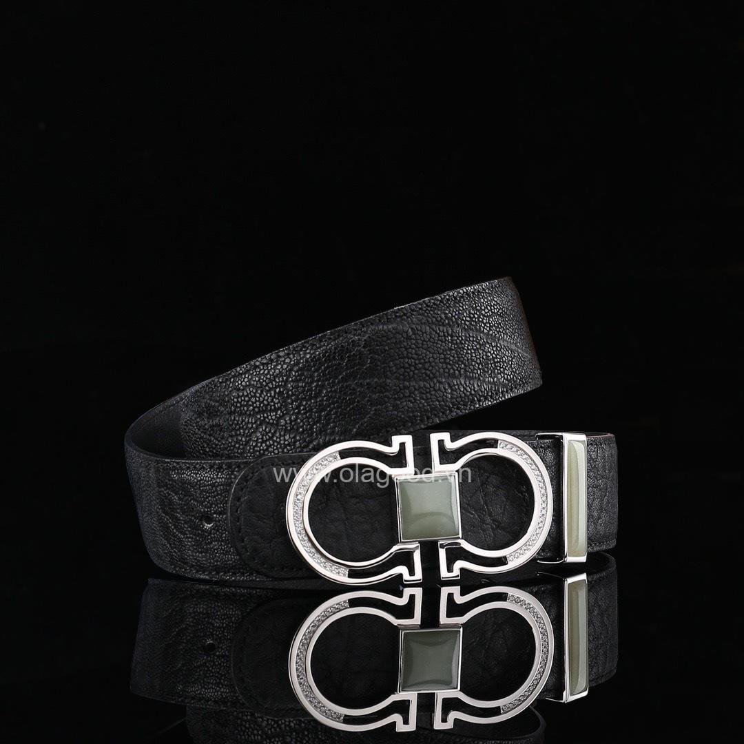 Dây nịt da voi nam - Khóa bạc Ý 925 - TL016V - Hình ảnh 5