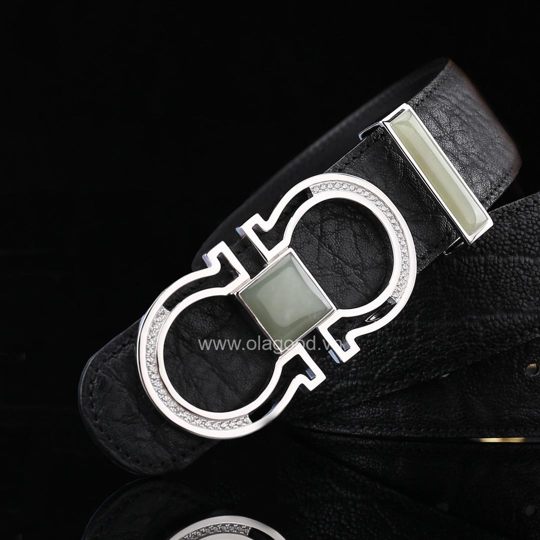 Dây nịt da voi nam - Khóa bạc Ý 925 - TL016V - Hình ảnh 6