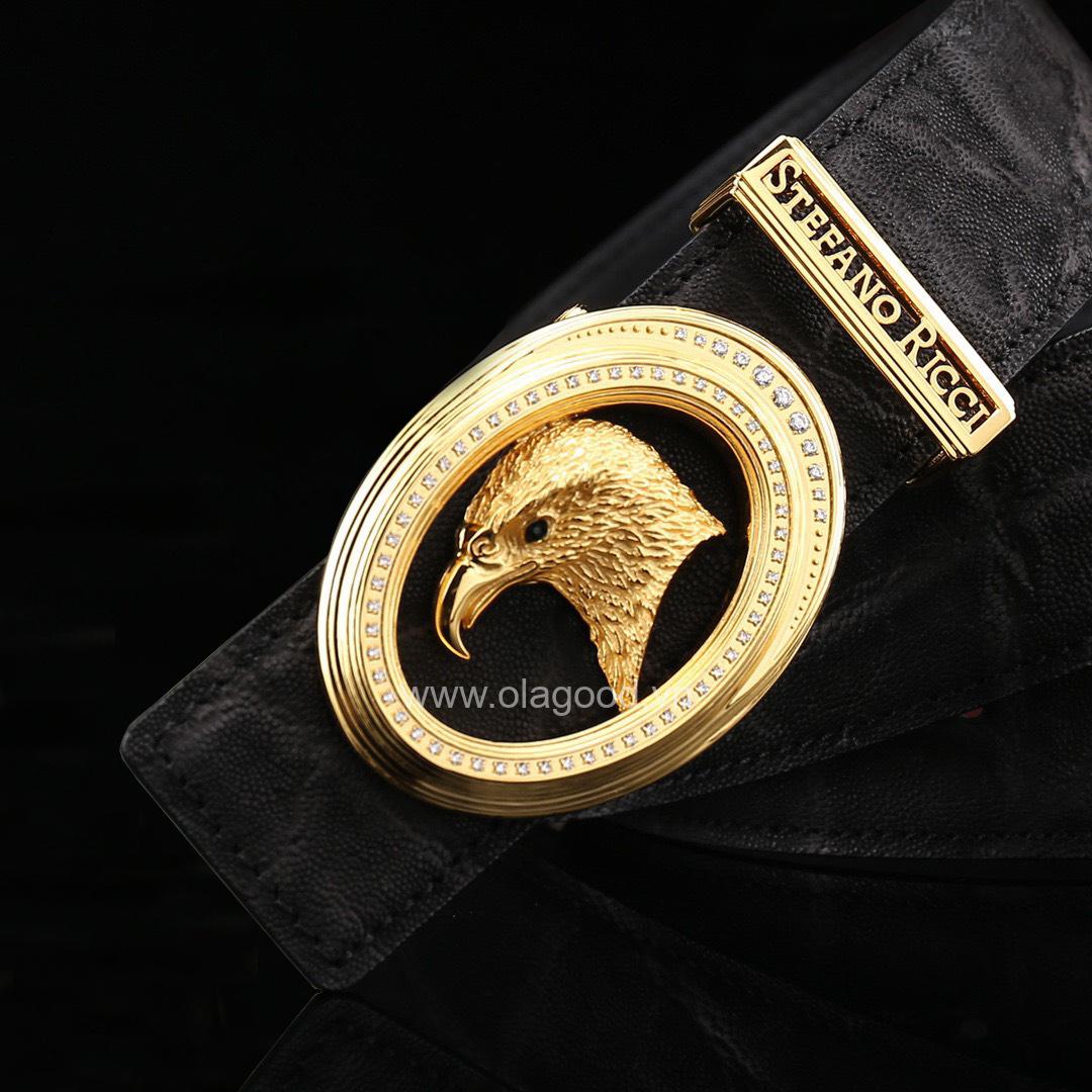 Dây nịt nam da voi cao cấp - Khóa mạ vàng 24K - TL0110V - Hình ảnh 6