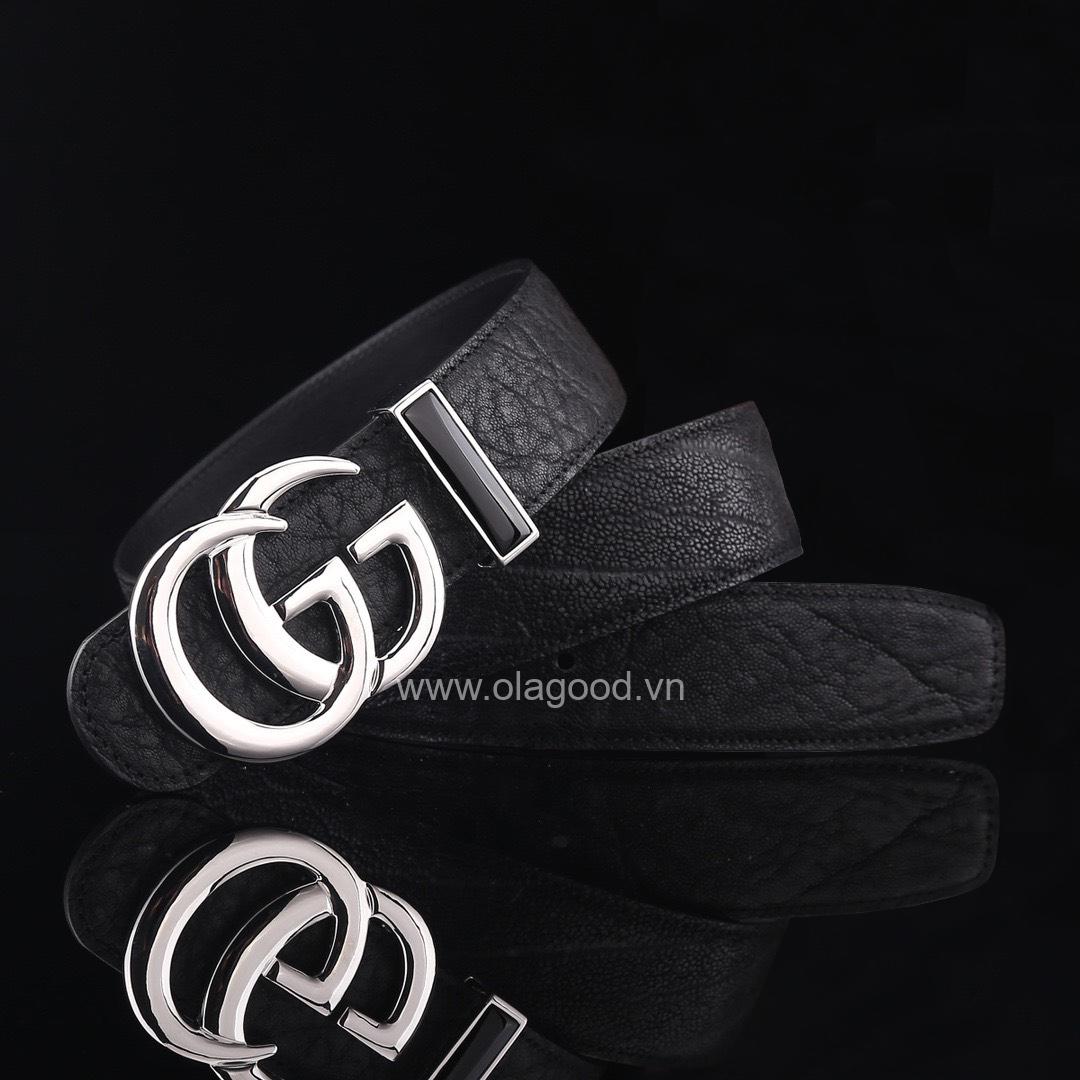 Thắt lưng da voi cao cấp - Khóa bạc Ý 925 - TL017V