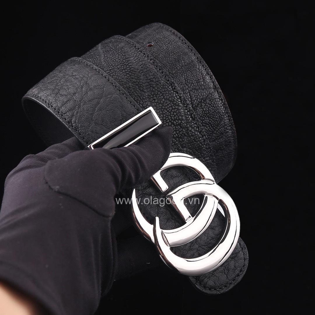 Thắt lưng da voi cao cấp - Khóa bạc Ý 925 - TL017V - Hình ảnh 4