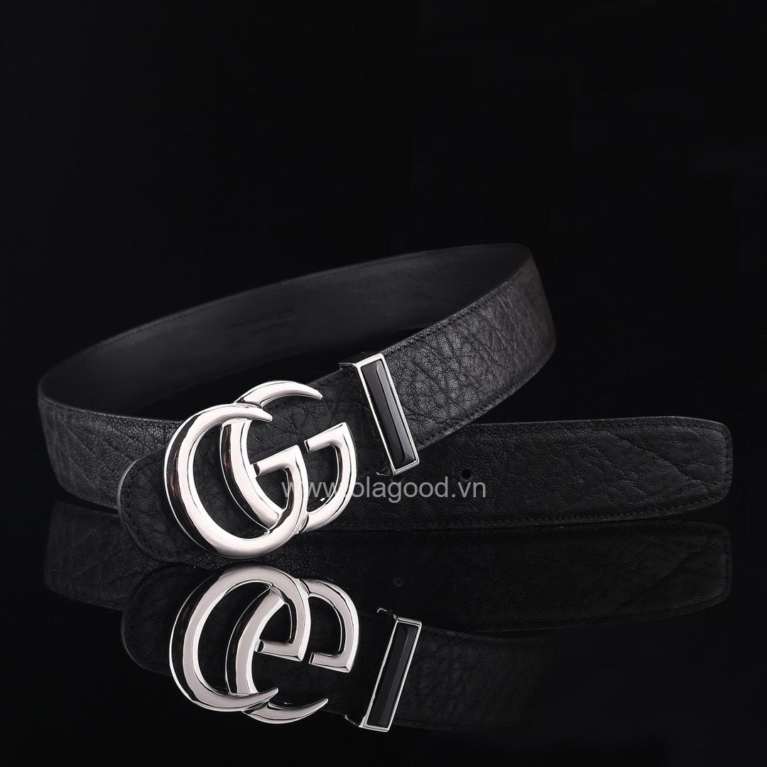 Thắt lưng da voi cao cấp - Khóa bạc Ý 925 - TL017V - Hình ảnh 6