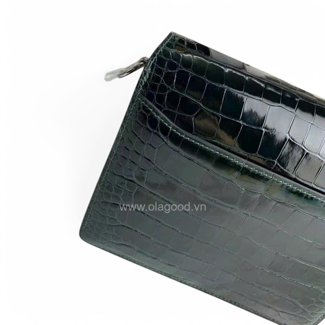 Túi Hermes Roulis 19 Da Cá Sấu - HMR021S - Hình ảnh 8