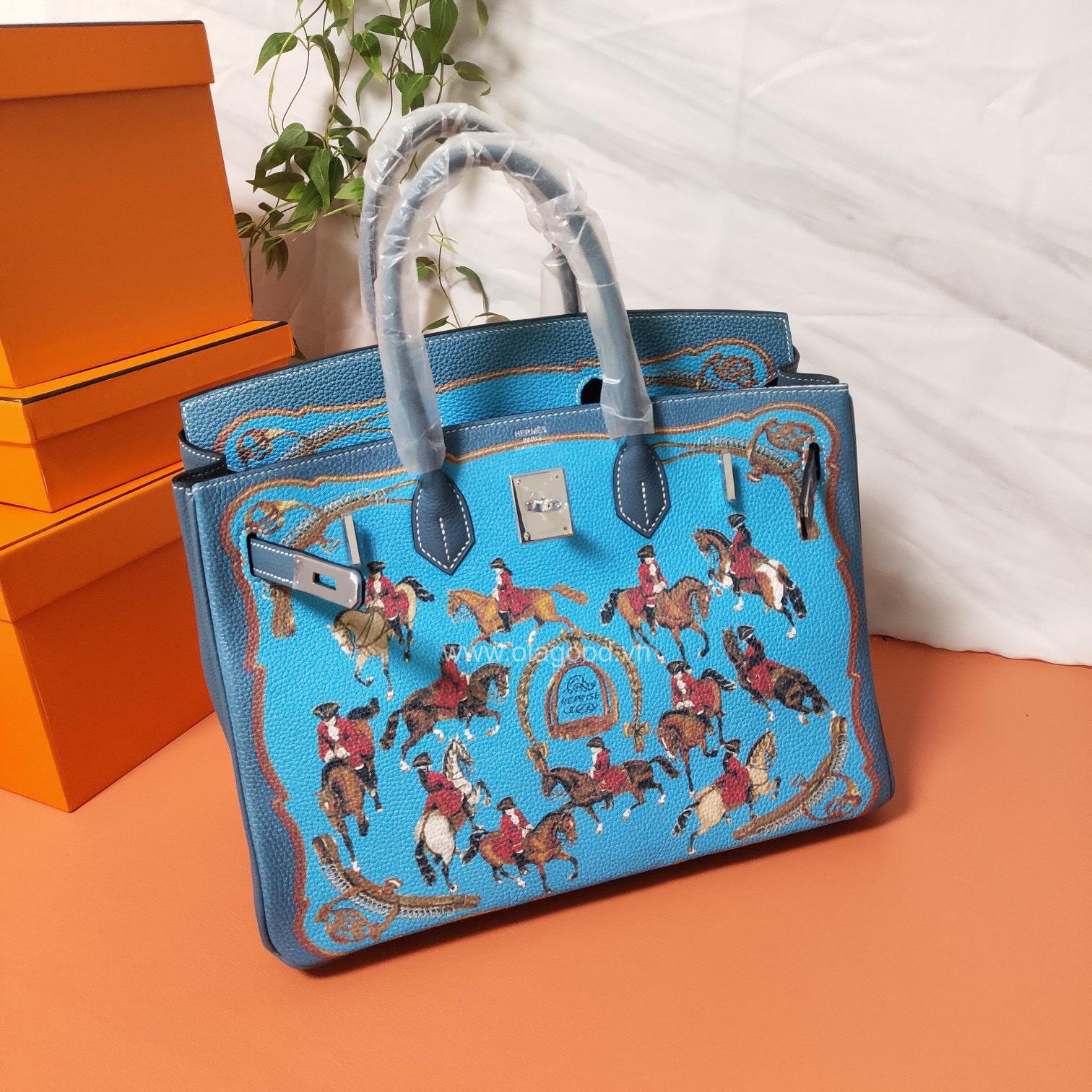 Túi Xách Hermes Birkin họa tiết graffiti - HBK024 - Hình ảnh 2