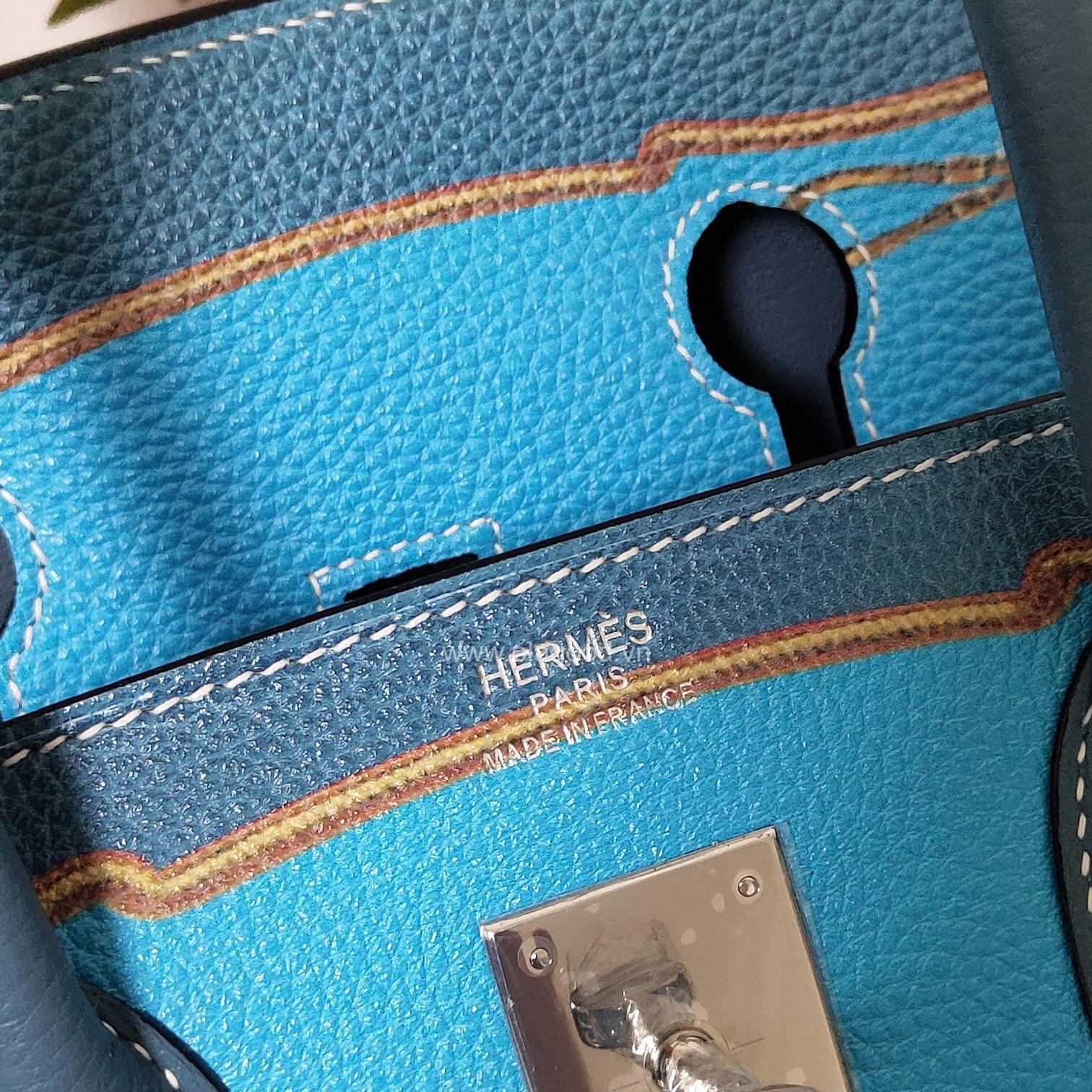 Túi Xách Hermes Birkin họa tiết graffiti - HBK024 - Hình ảnh 6