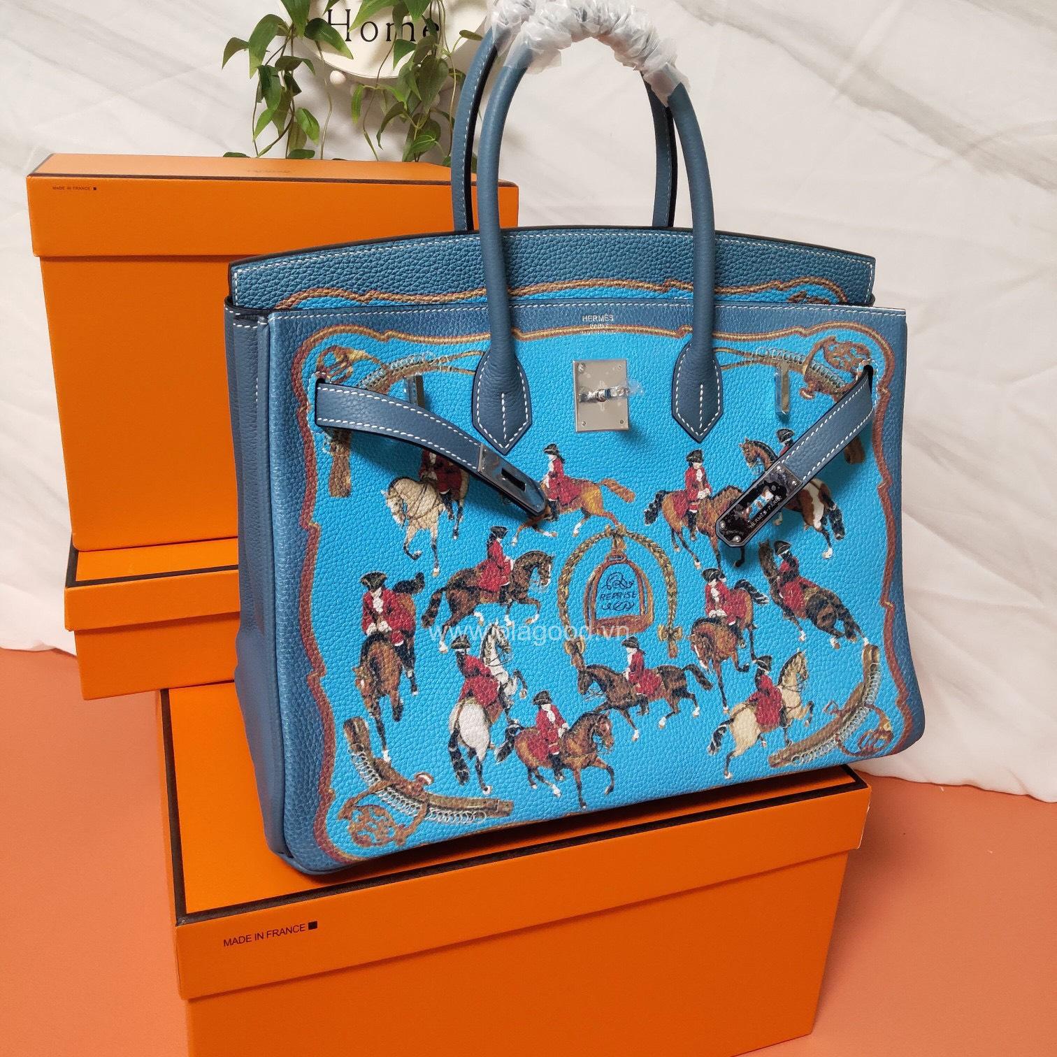 Túi Xách Hermes Birkin họa tiết graffiti - HBK024 - Hình ảnh 3