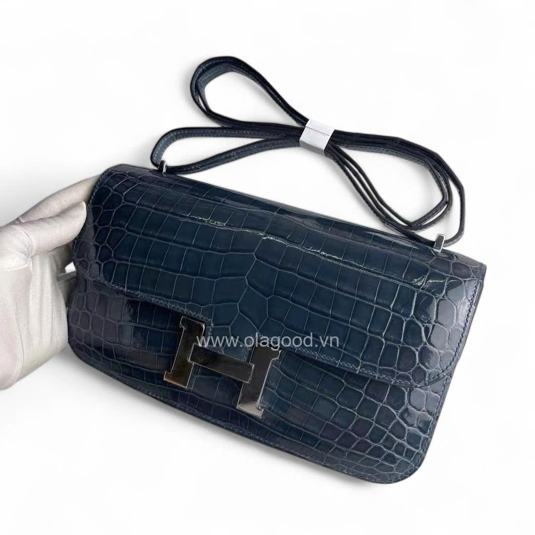 Túi Xách Hermes Constance 26 Da Cá Sấu - HMC021S - Hình ảnh 3