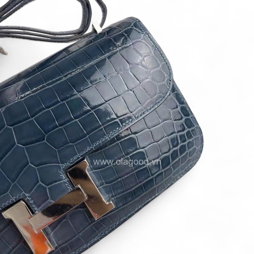 Túi Xách Hermes Constance 26 Da Cá Sấu - HMC021S - Hình ảnh 7