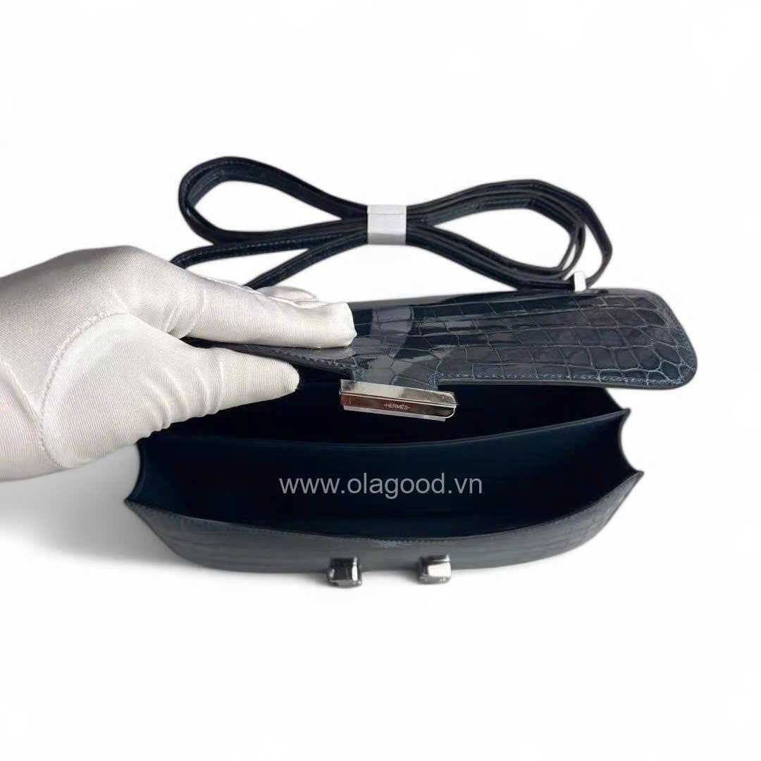 Túi Xách Hermes Constance 26 Da Cá Sấu - HMC021S - Hình ảnh 10