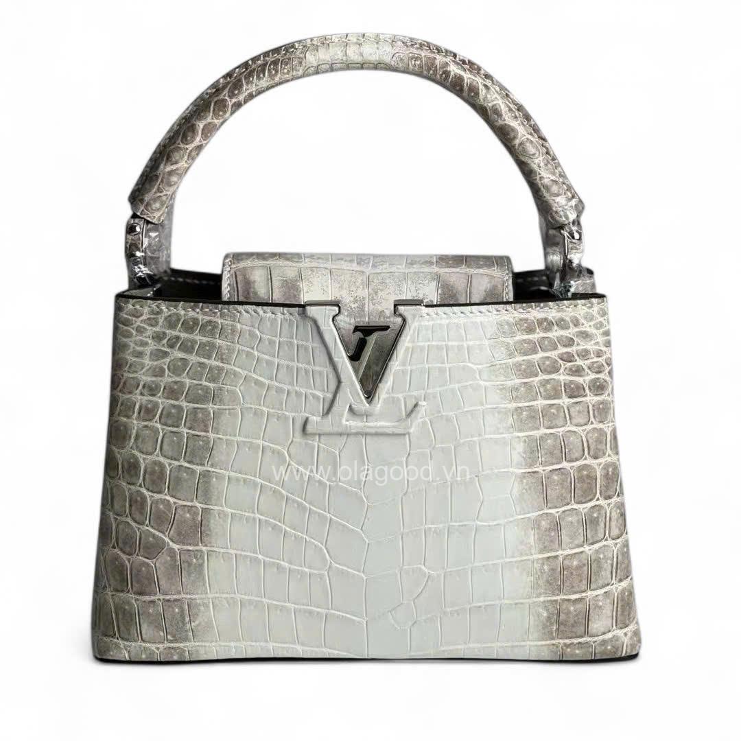 Túi xách Louis Vuitton Capucines Da Cá Sấu Himalaya - LVC024S