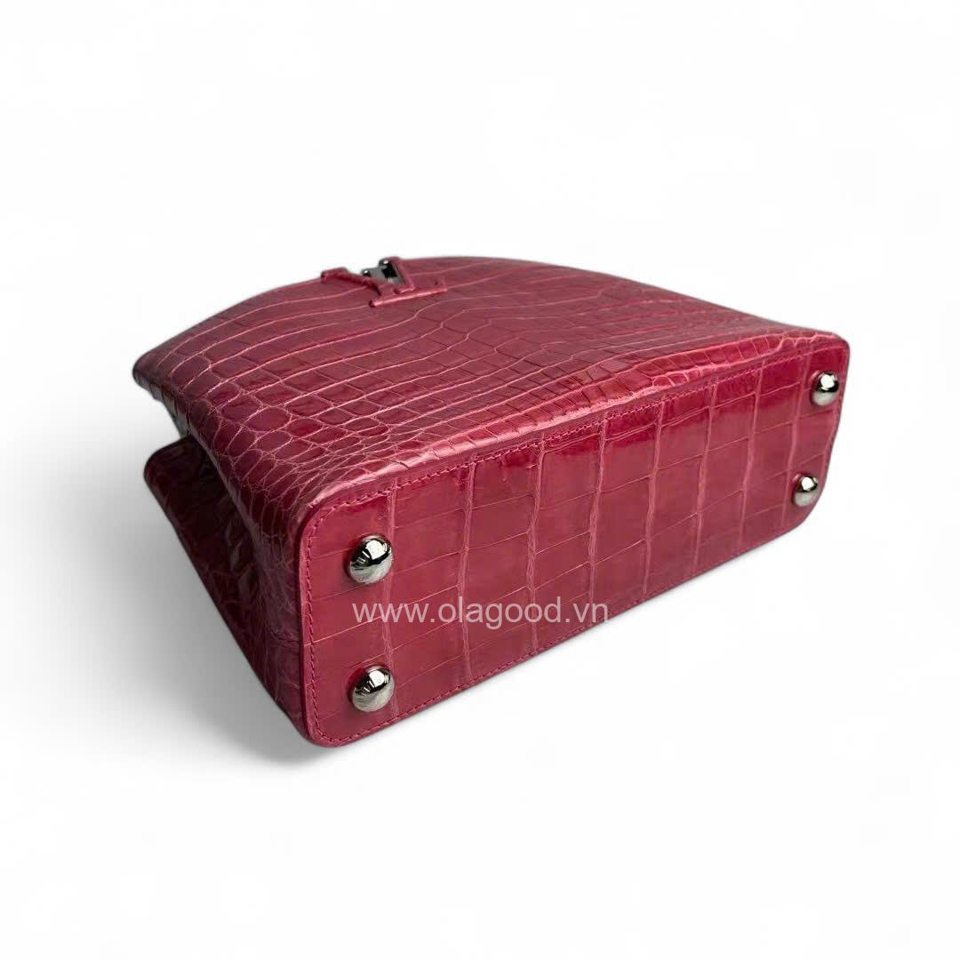 Túi xách Louis Vuitton Capucines Da Cá Sấu - LVC023S - Hình ảnh 4