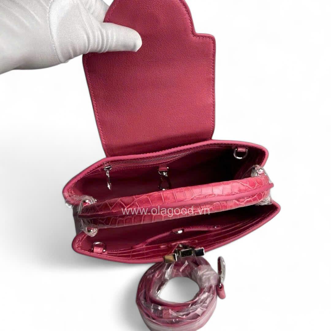 Túi xách Louis Vuitton Capucines Da Cá Sấu - LVC023S - Hình ảnh 5