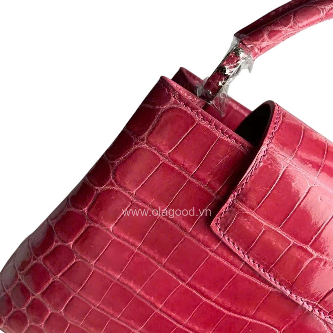 Túi xách Louis Vuitton Capucines Da Cá Sấu - LVC023S - Hình ảnh 6