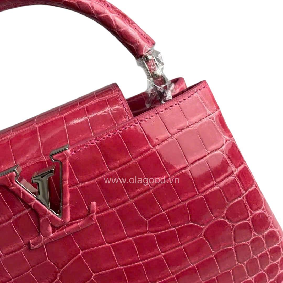 Túi xách Louis Vuitton Capucines Da Cá Sấu - LVC023S - Hình ảnh 7