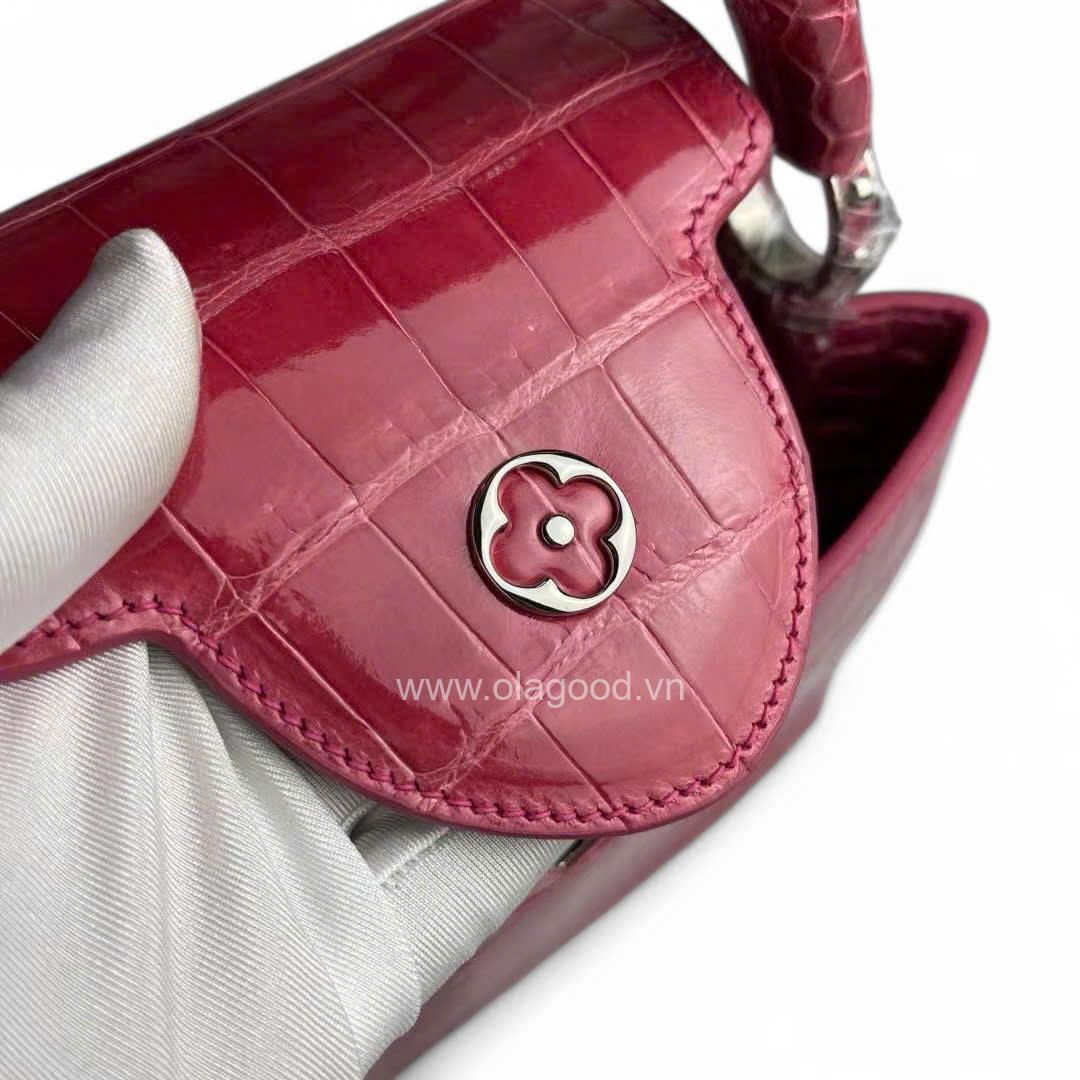 Túi xách Louis Vuitton Capucines Da Cá Sấu - LVC023S - Hình ảnh 9