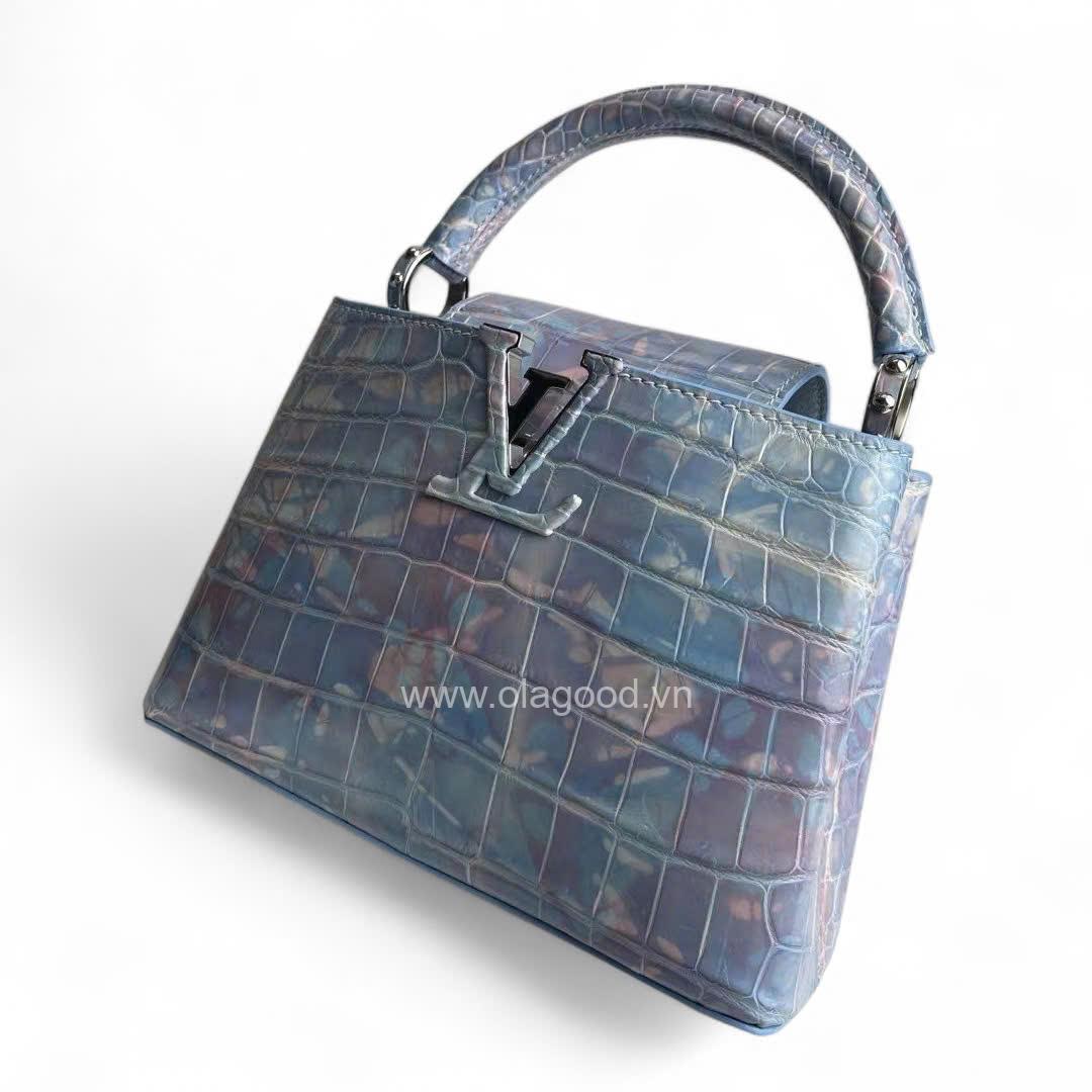 Túi xách Louis Vuitton Capucines Da Cá Sấu - LVC021S - Hình ảnh 4
