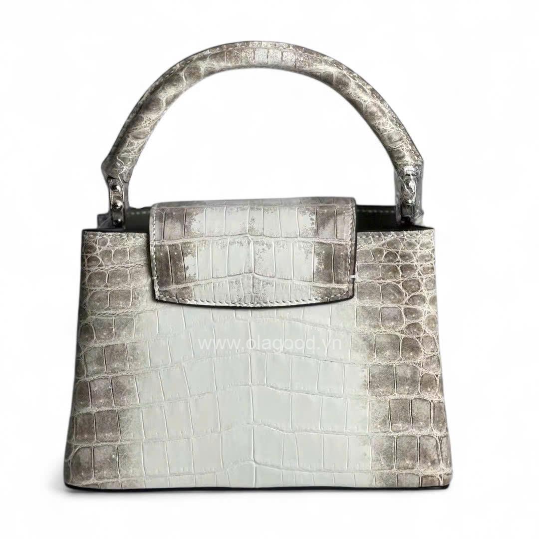 Túi xách Louis Vuitton Capucines Da Cá Sấu Himalaya - LVC024S - Hình ảnh 3