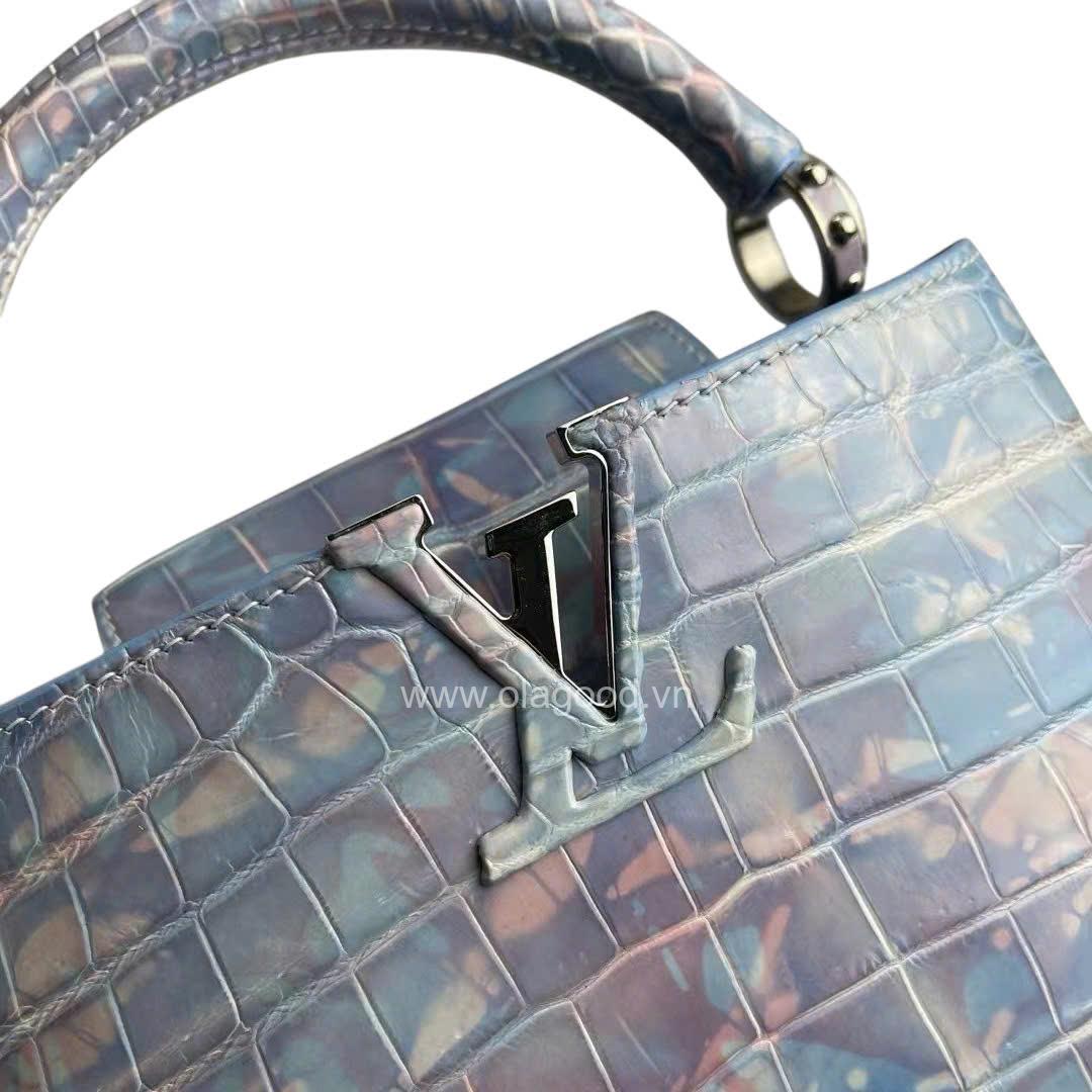 Túi xách Louis Vuitton Capucines Da Cá Sấu - LVC021S - Hình ảnh 8