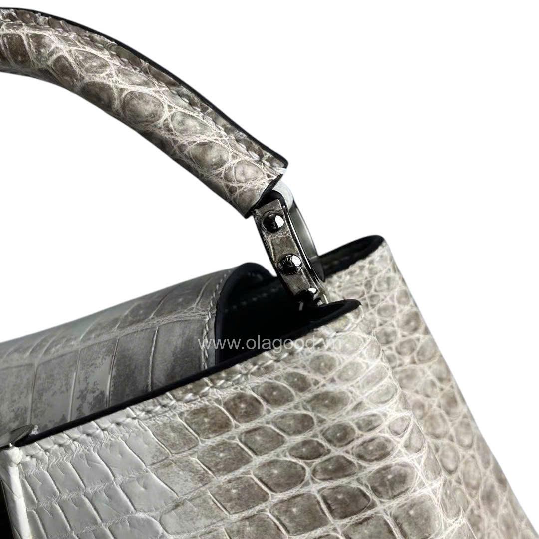 Túi xách Louis Vuitton Capucines Da Cá Sấu Himalaya - LVC024S - Hình ảnh 7