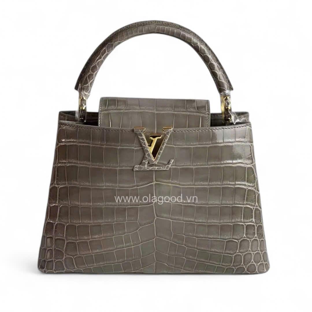 Túi xách Louis Vuitton Capucines Da Cá Sấu - LVC022S