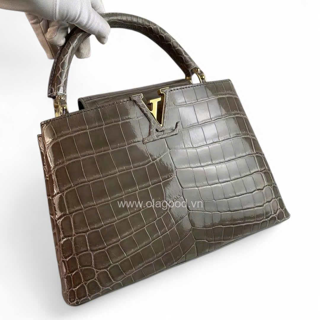 Túi xách Louis Vuitton Capucines Da Cá Sấu - LVC022S - Hình ảnh 5
