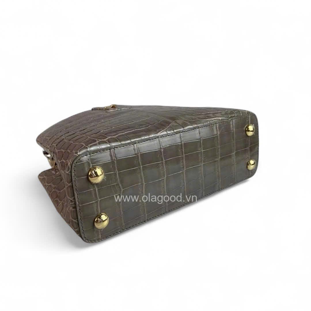 Túi xách Louis Vuitton Capucines Da Cá Sấu - LVC022S - Hình ảnh 6