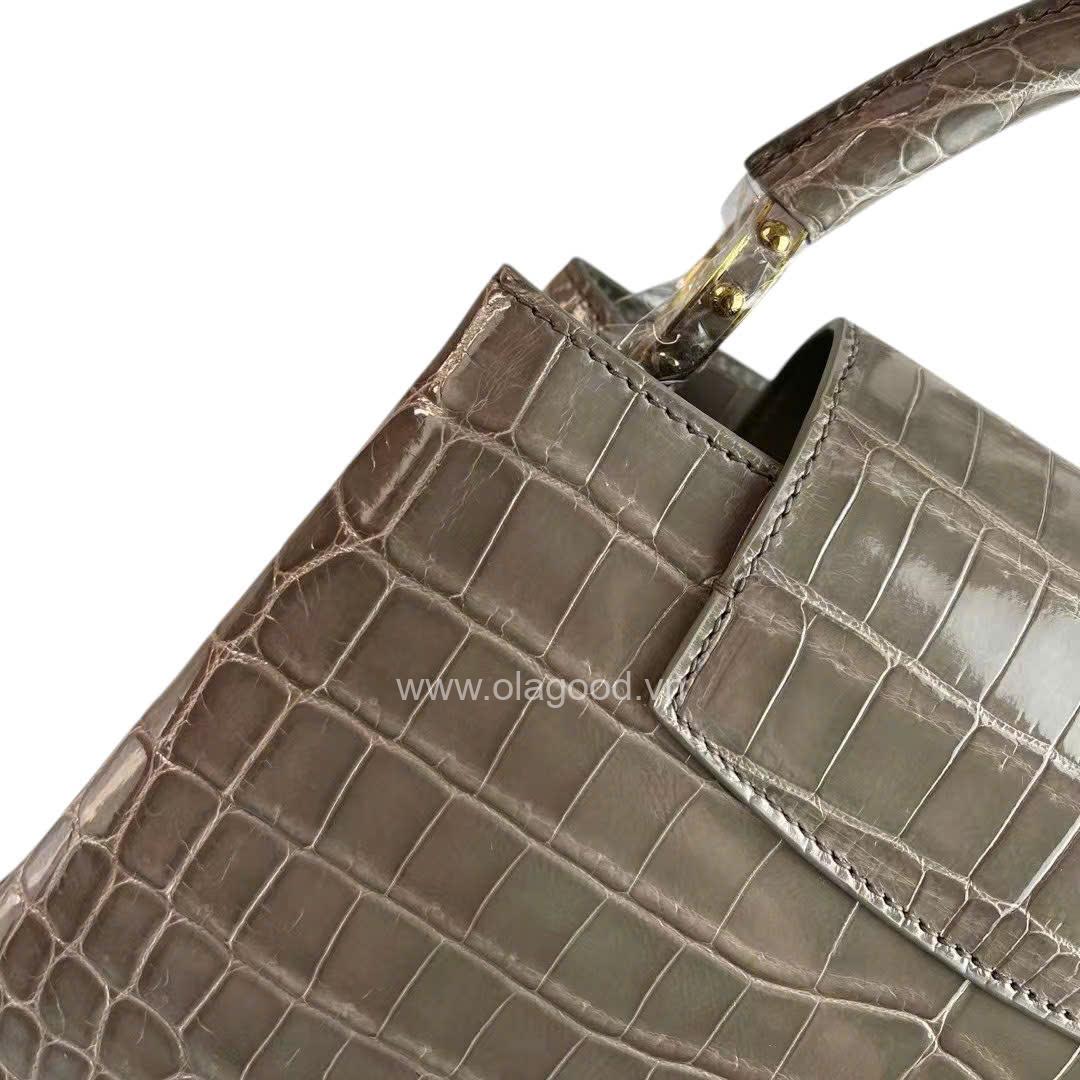 Túi xách Louis Vuitton Capucines Da Cá Sấu - LVC022S - Hình ảnh 7