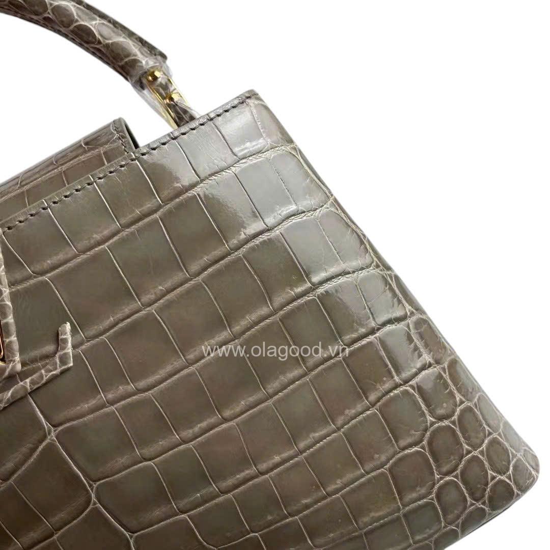 Túi xách Louis Vuitton Capucines Da Cá Sấu - LVC022S - Hình ảnh 8