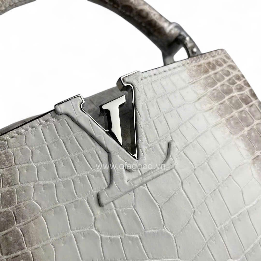 Túi xách Louis Vuitton Capucines Da Cá Sấu Himalaya - LVC024S - Hình ảnh 8