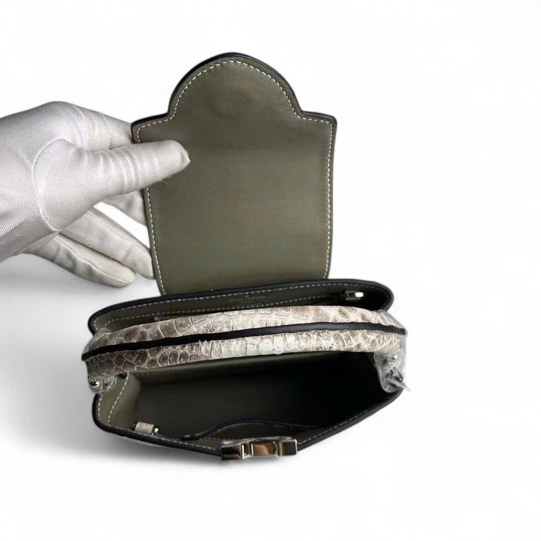 Túi xách Louis Vuitton Capucines Da Cá Sấu Himalaya - LVC024S - Hình ảnh 9