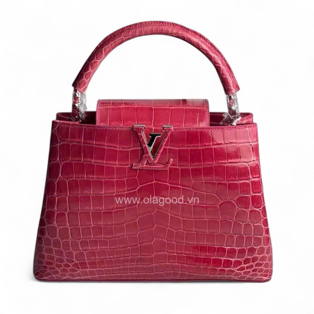 Túi xách Louis Vuitton Capucines Da Cá Sấu - LVC023S