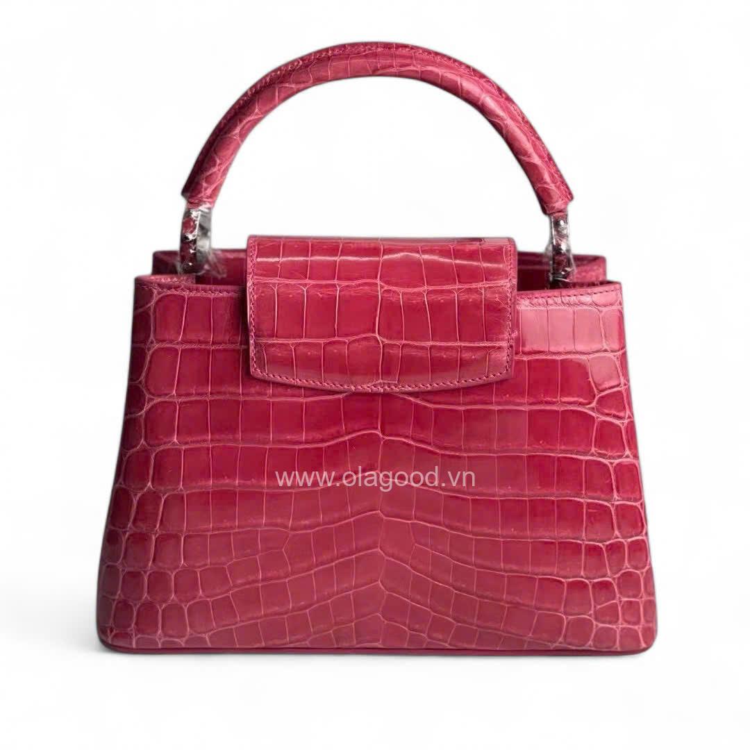 Túi xách Louis Vuitton Capucines Da Cá Sấu - LVC023S - Hình ảnh 3